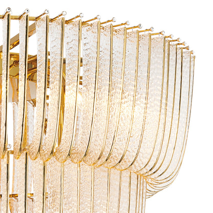 Ziva by Golden Lighting Shahi 9-light Chandelier in Titanium Gold - - Golden Lighting