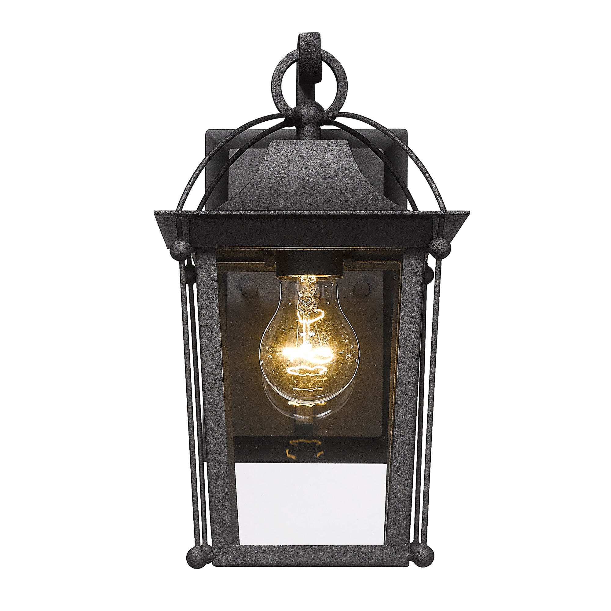 Brigham 1-light Outdoor Wall in Natural Black