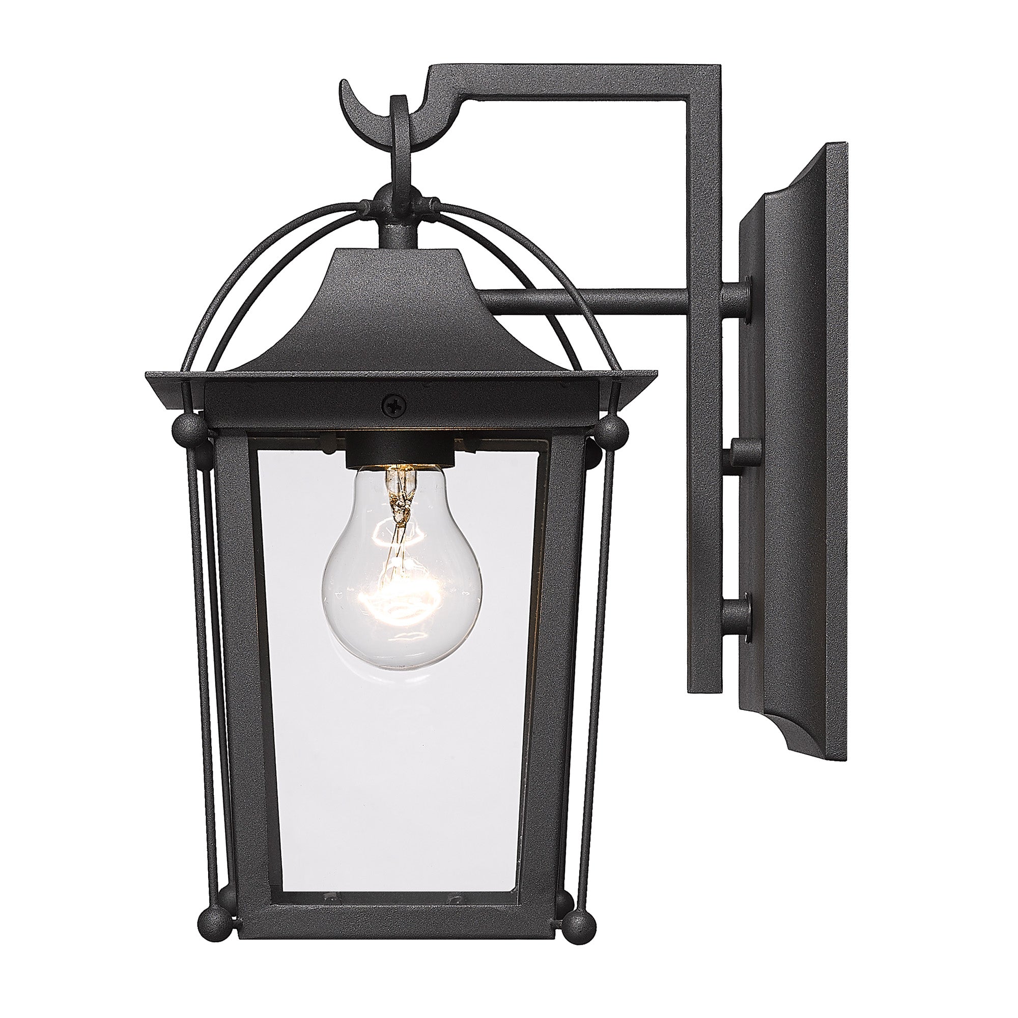 Brigham 1-light Outdoor Wall in Natural Black