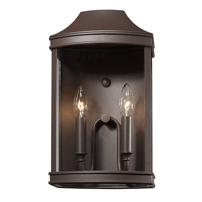 Cohen 2-light Outdoor Wall in Textured Bronze