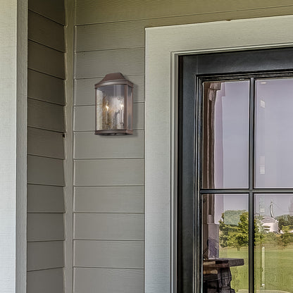 Cohen 2-light Outdoor Wall in Textured Bronze