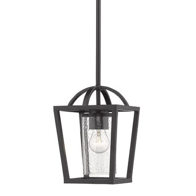 Golden Lighting Mercer 1-light Pendant in Matte Black - - Golden Lighting