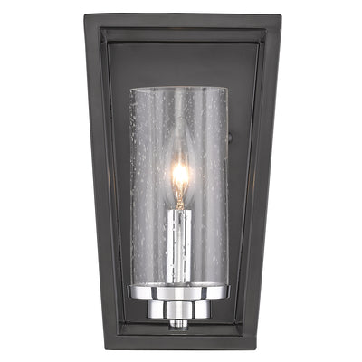 Golden Lighting Mercer 1-light Wall Sconce in Matte Black - Default Title - Golden Lighting