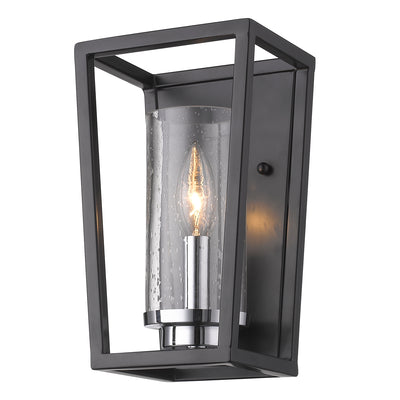 Golden Lighting Mercer 1-light Wall Sconce in Matte Black - - Golden Lighting