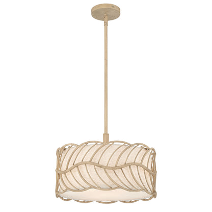 Simbolo 3-light Pendant in Almond