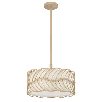 Simbolo 3-light Pendant in Almond