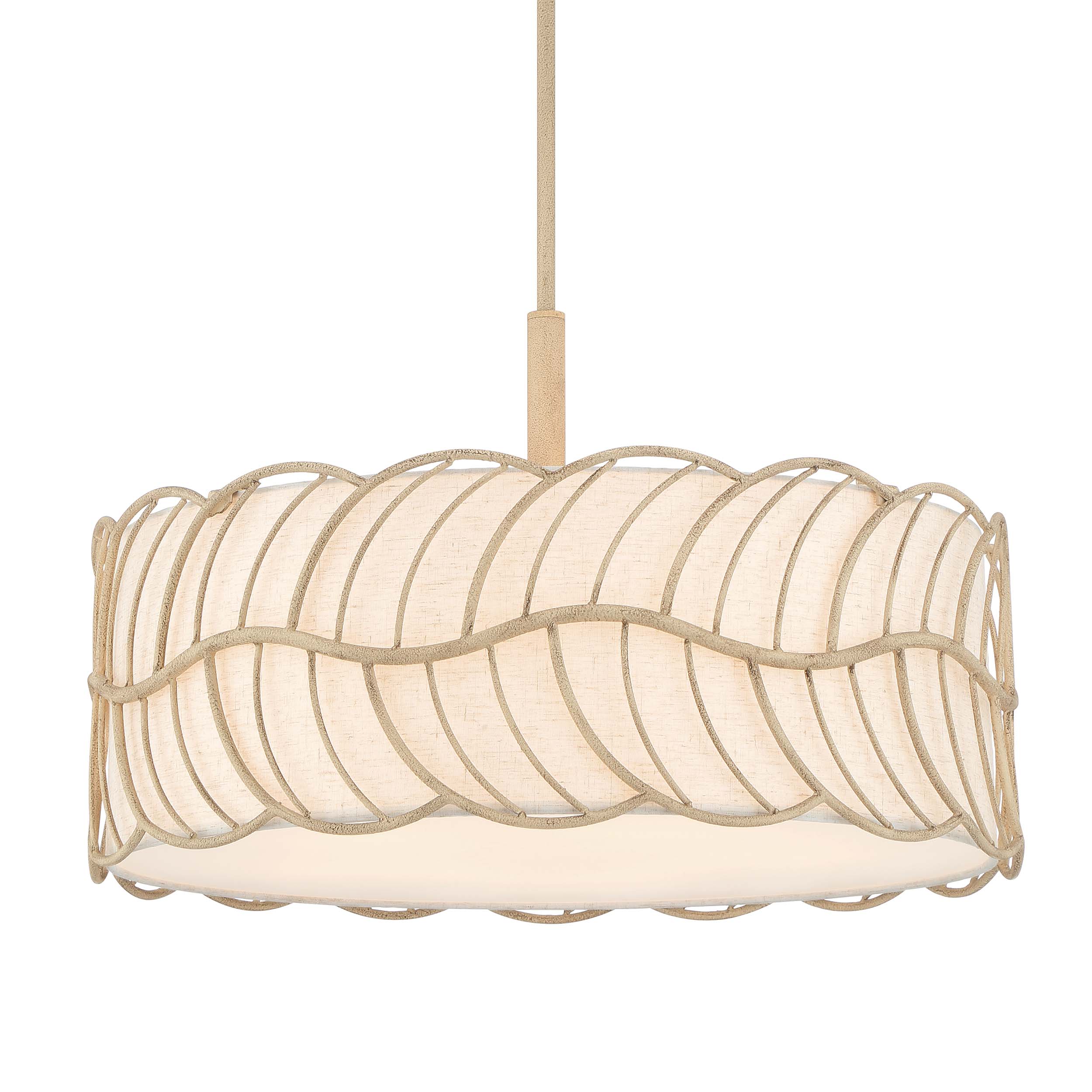 Simbolo 5-light Pendant in Almond