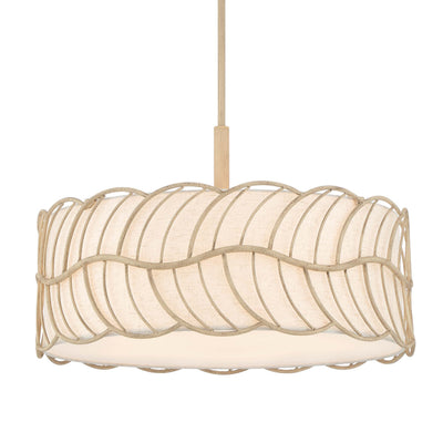 Simbolo 5-light Pendant in Almond - Golden Lighting