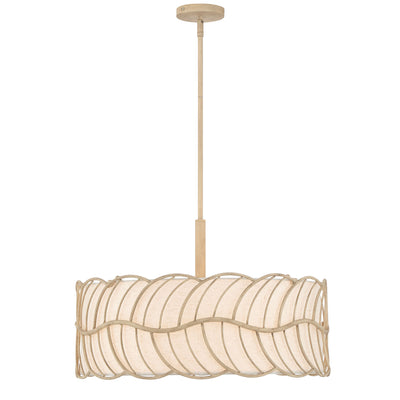 Simbolo 5-light Pendant in Almond - Golden Lighting
