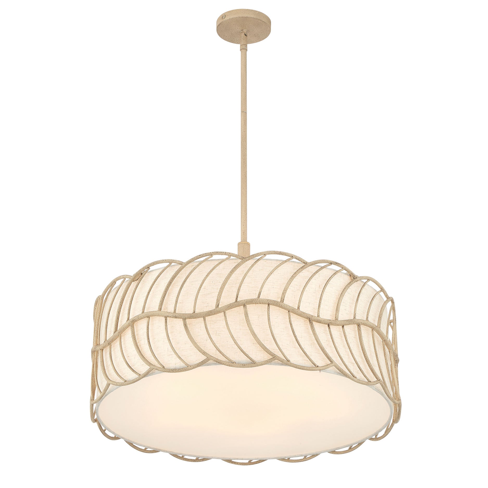 Simbolo 5-light Pendant in Almond