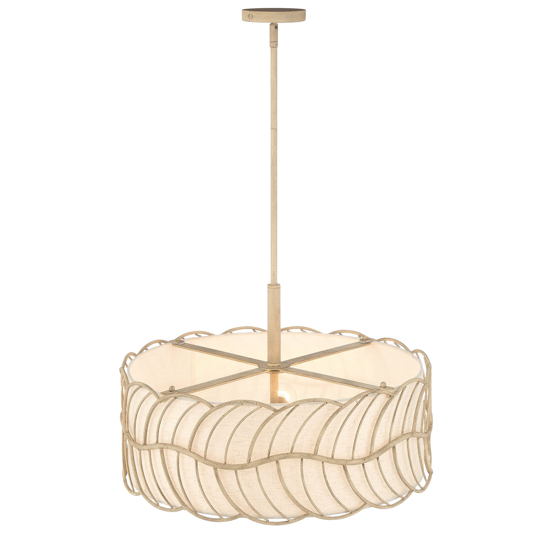 Simbolo 5-light Pendant in Almond