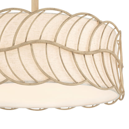 Simbolo 5-light Pendant in Almond