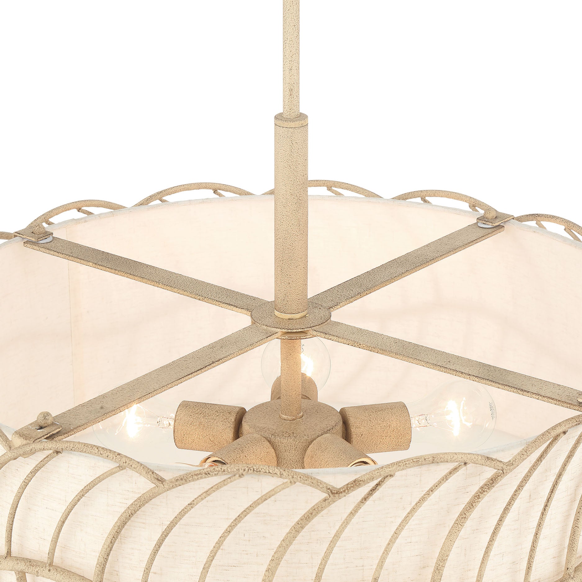 Simbolo 5-light Pendant in Almond