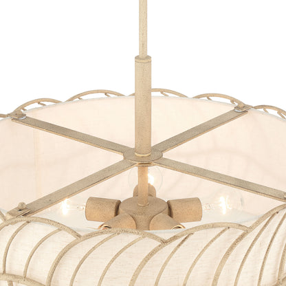 Simbolo 5-light Pendant in Almond