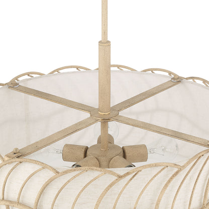 Simbolo 5-light Pendant in Almond