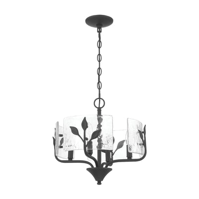 Bloem 4-light Pendant in Natural Black, alternate view - Golden Lighting