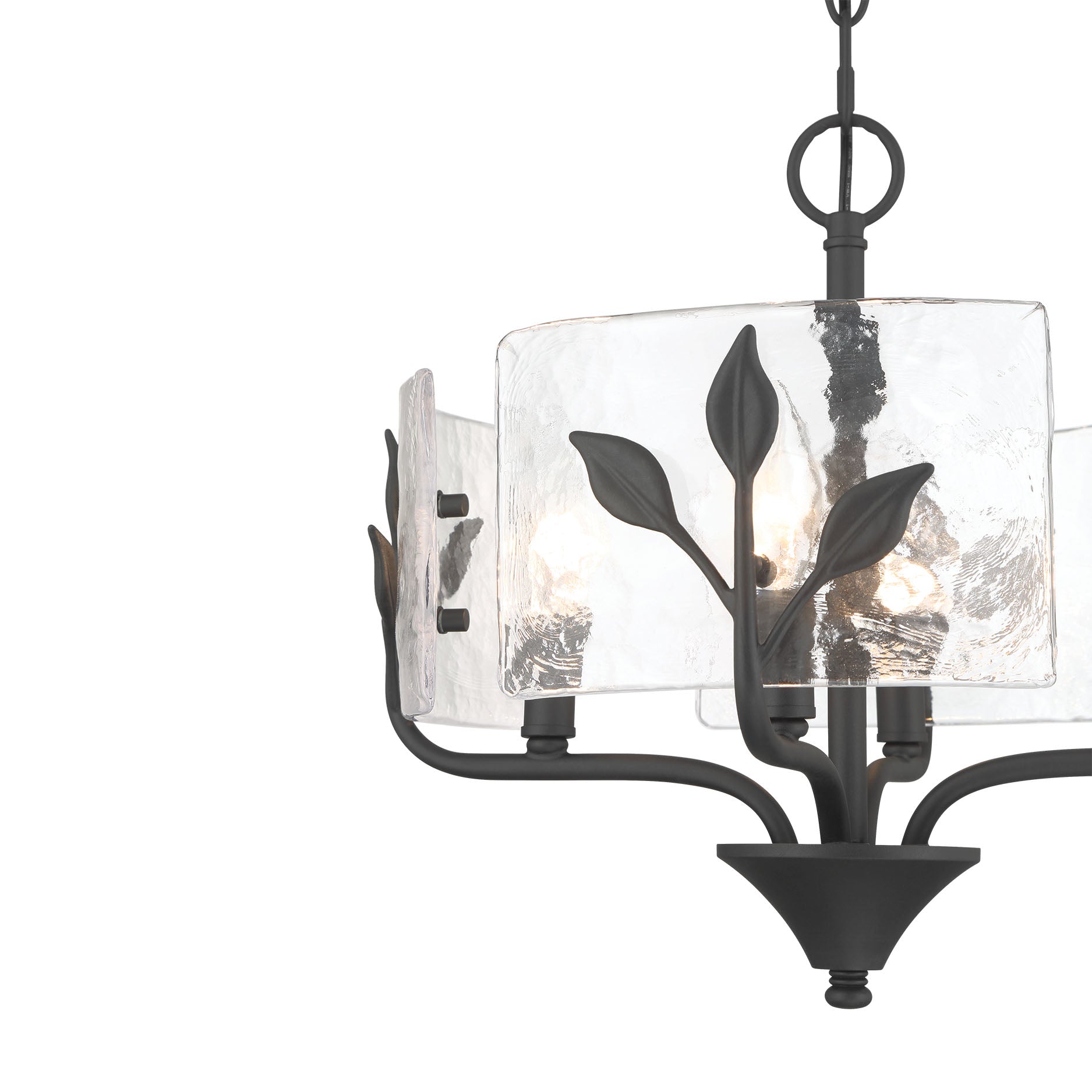 Bloem 4-light Pendant in Natural Black
