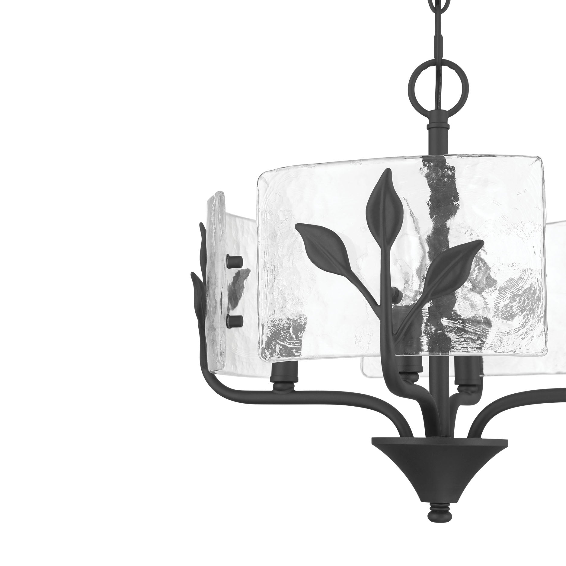 Bloem 4-light Pendant in Natural Black