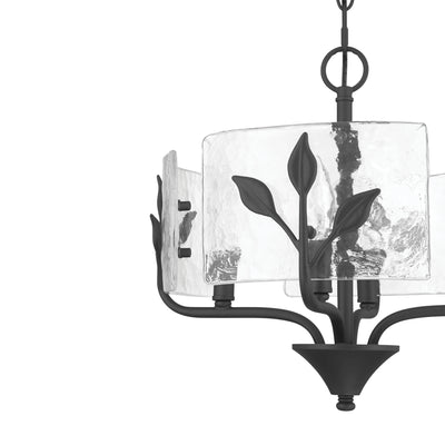 Bloem 4-light Pendant in Natural Black, alternate view - Golden Lighting