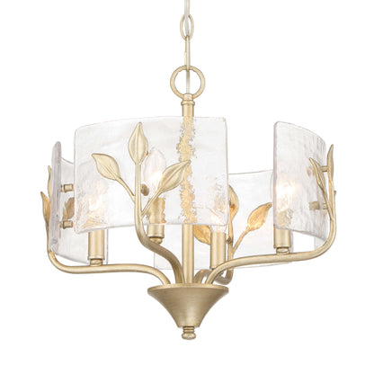 Bloem 4-light Pendant in White Gold