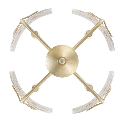 Bloem 4-light Pendant in White Gold