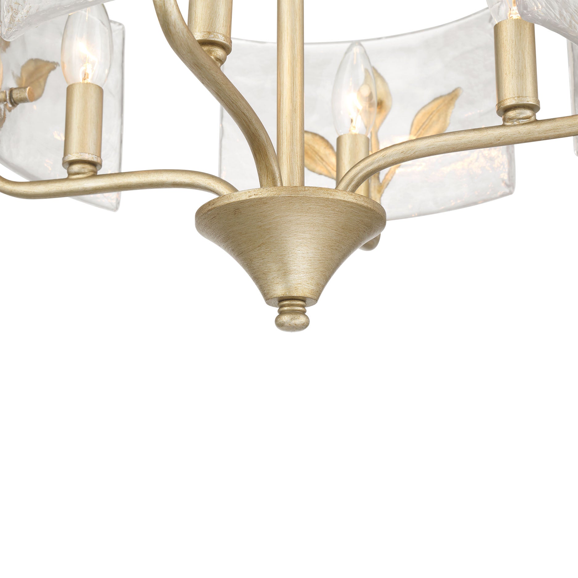 Bloem 4-light Pendant in White Gold