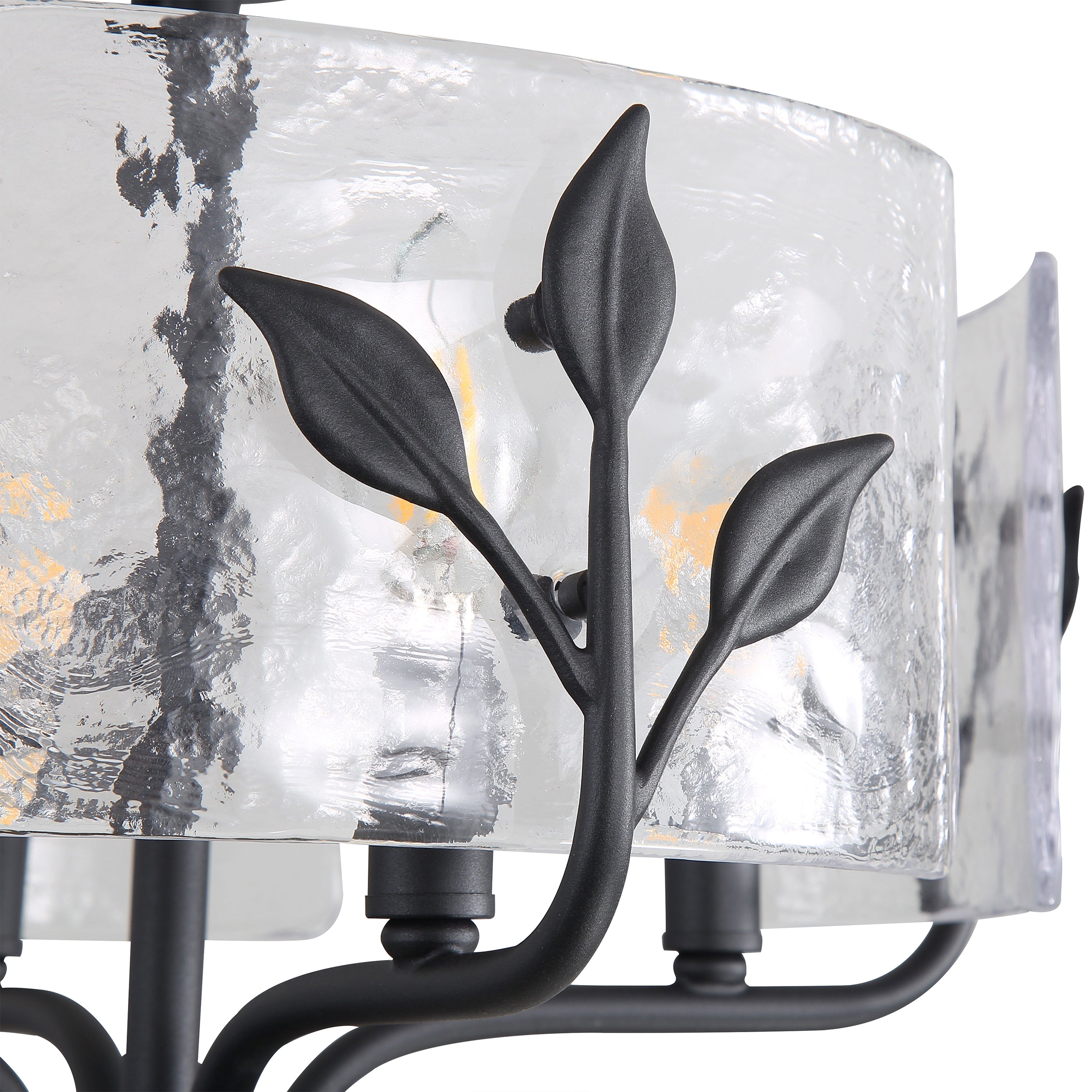 Bloem 4-light Semi-Flush Mount in Natural Black
