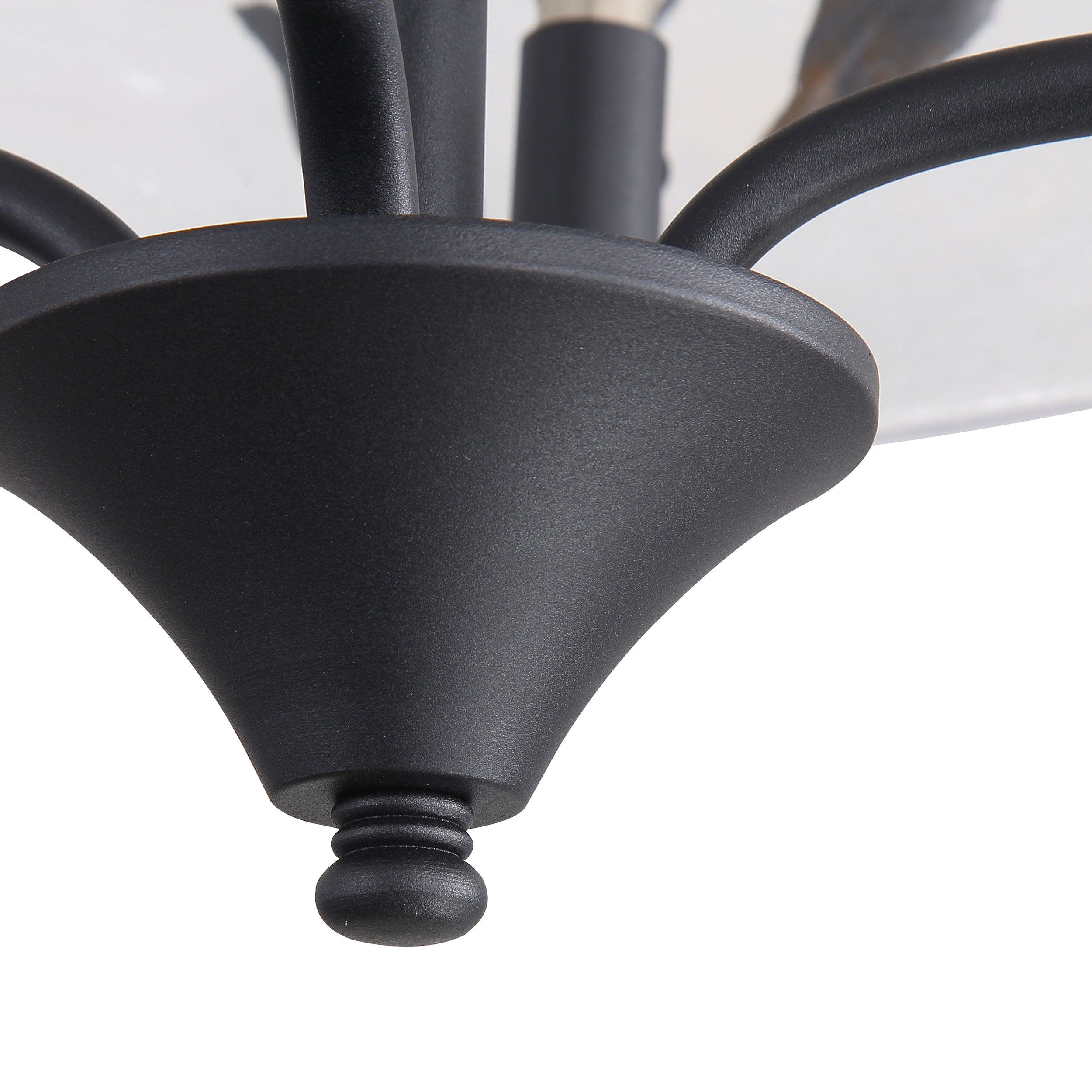 Bloem 4-light Semi-Flush Mount in Natural Black