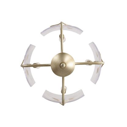 Bloem 4-light Semi-Flush Mount in White Gold