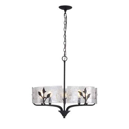 Bloem 5-light Pendant in Natural Black