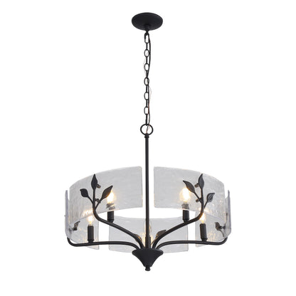 Bloem 5-light Pendant in Natural Black