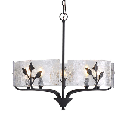 Bloem 5-light Pendant in Natural Black