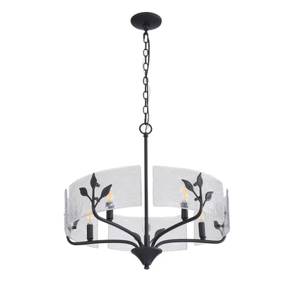 Bloem 5-light Pendant in Natural Black