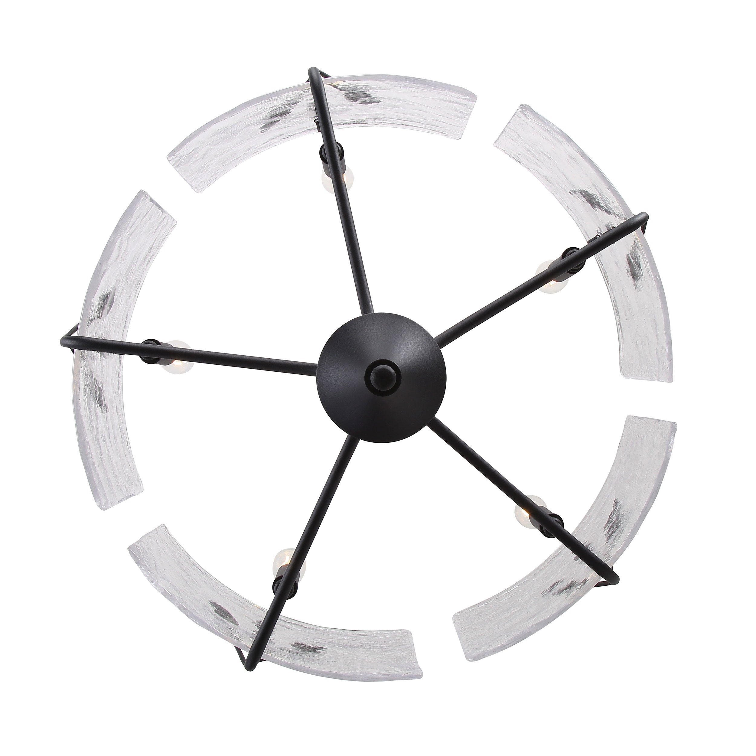Bloem 5-light Pendant in Natural Black