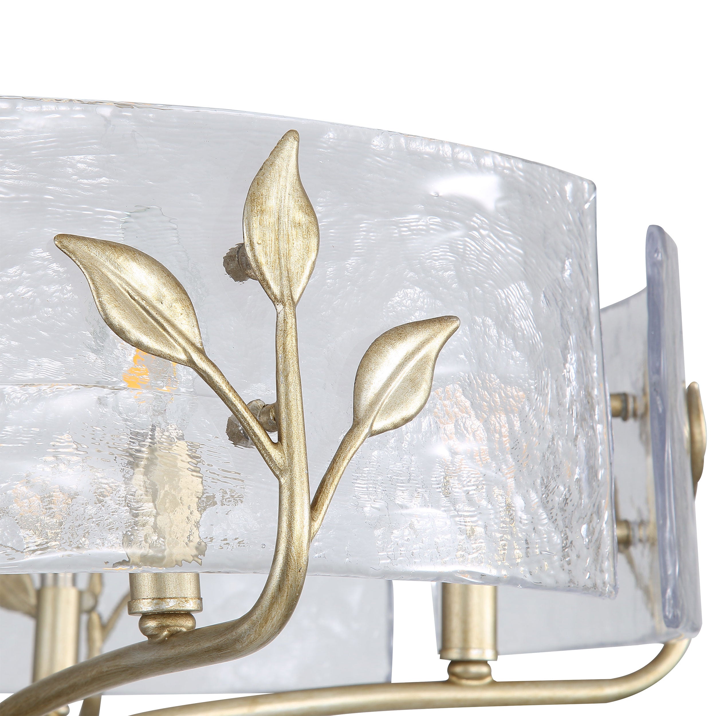 Bloem 5-light Pendant in White Gold