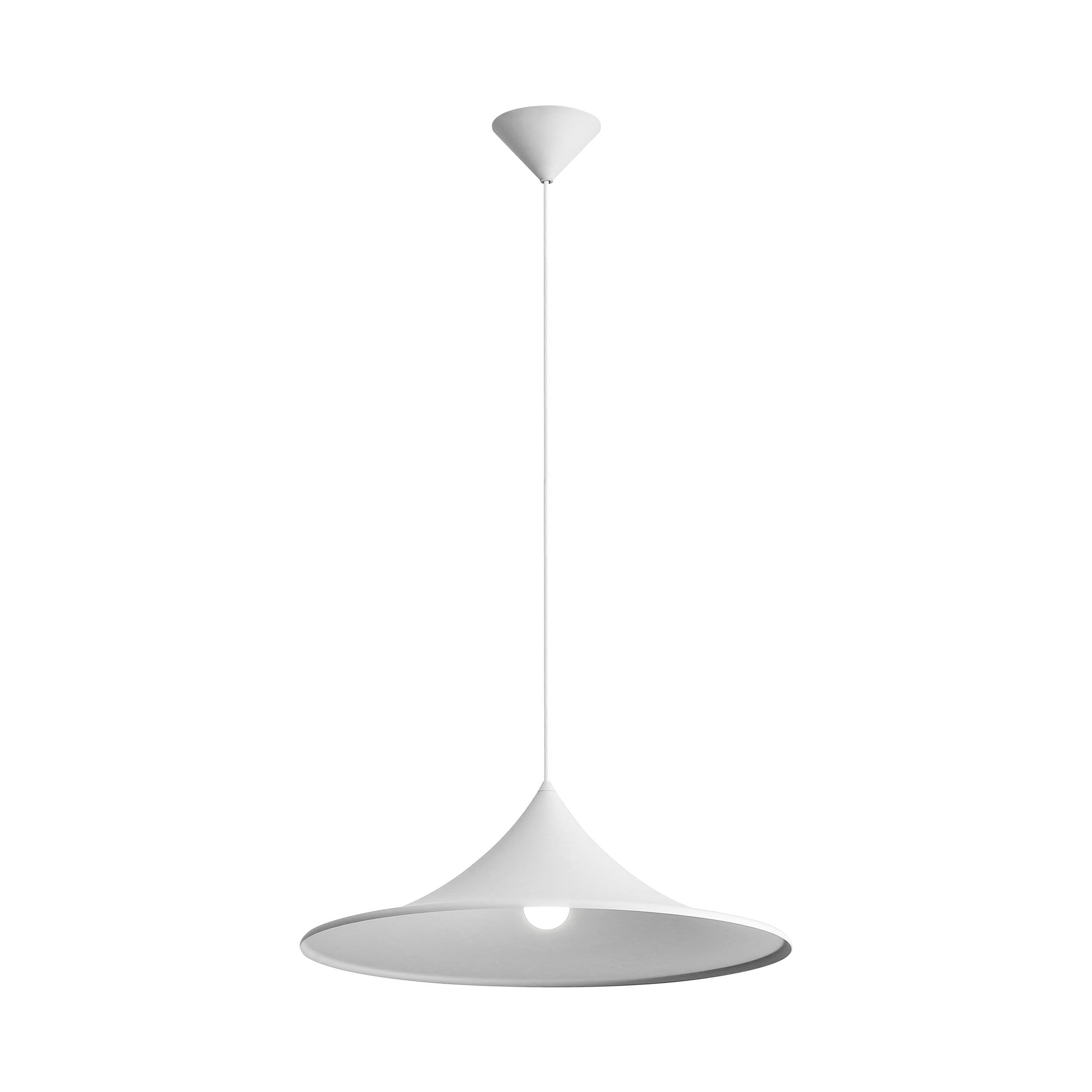 Golden Lighting Vistara 1-light 20in Pendant in Sand White