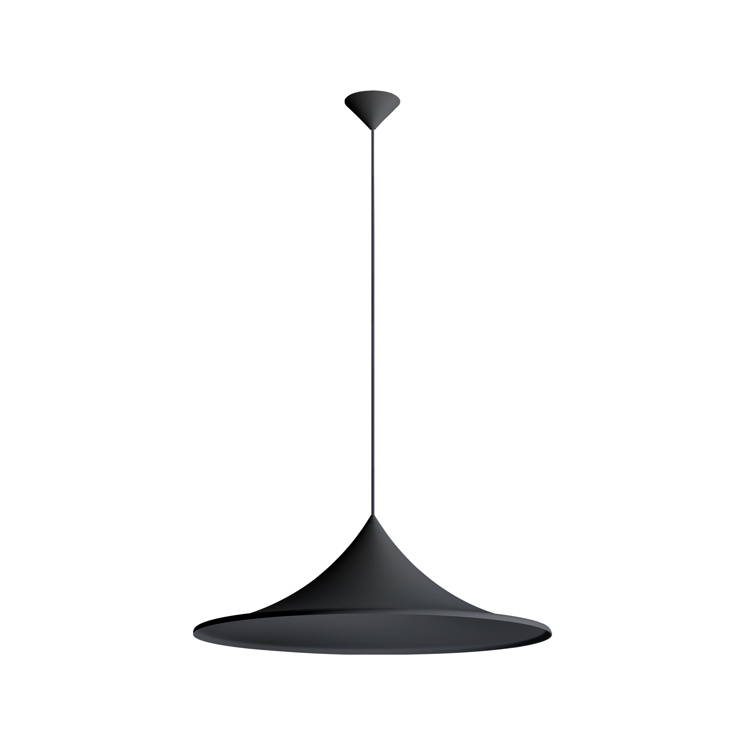 Golden Lighting Vistara 1-light 28in Pendant in Sand Black - - Golden Lighting