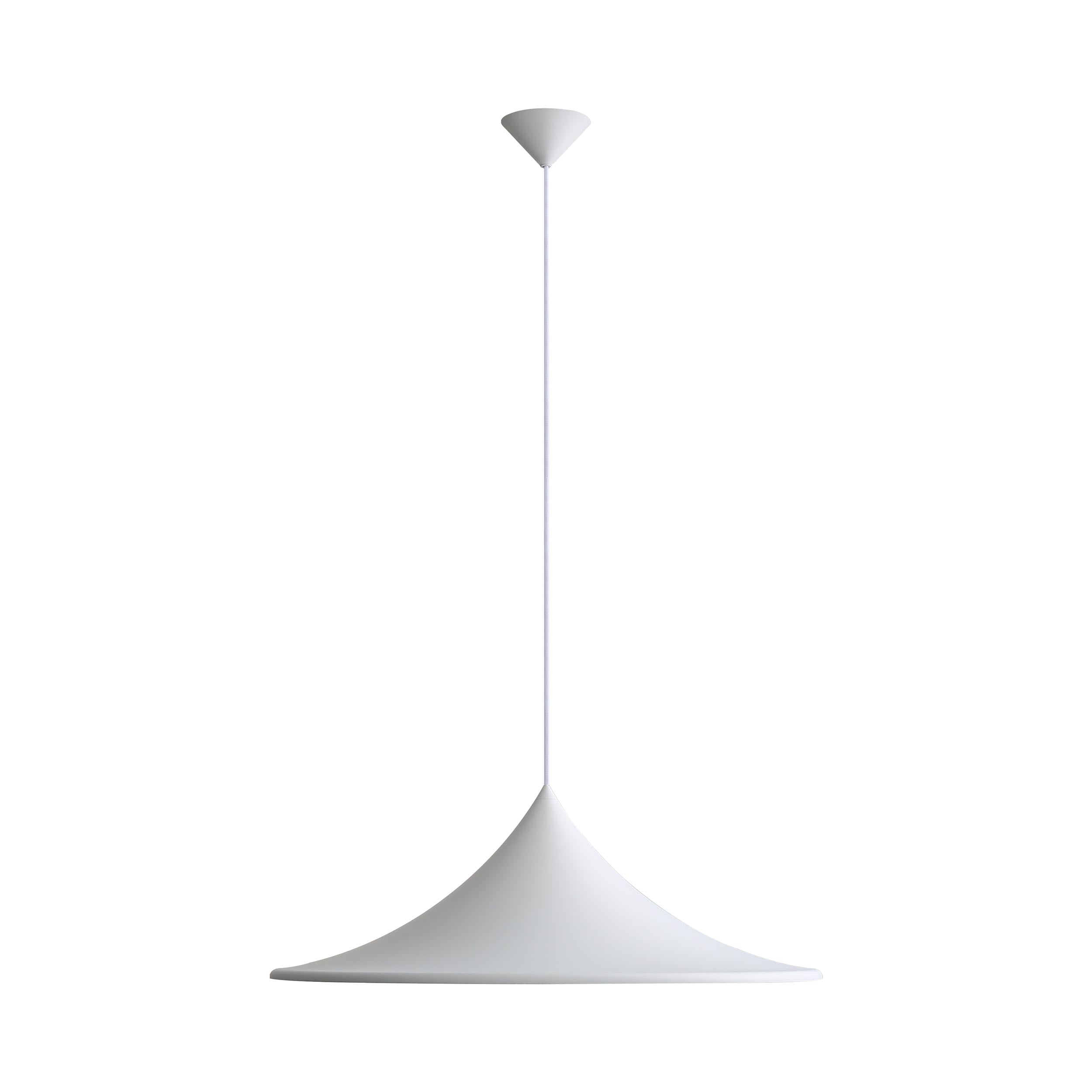 Golden Lighting Vistara 1-light 28in Pendant in Sand White - - Golden Lighting