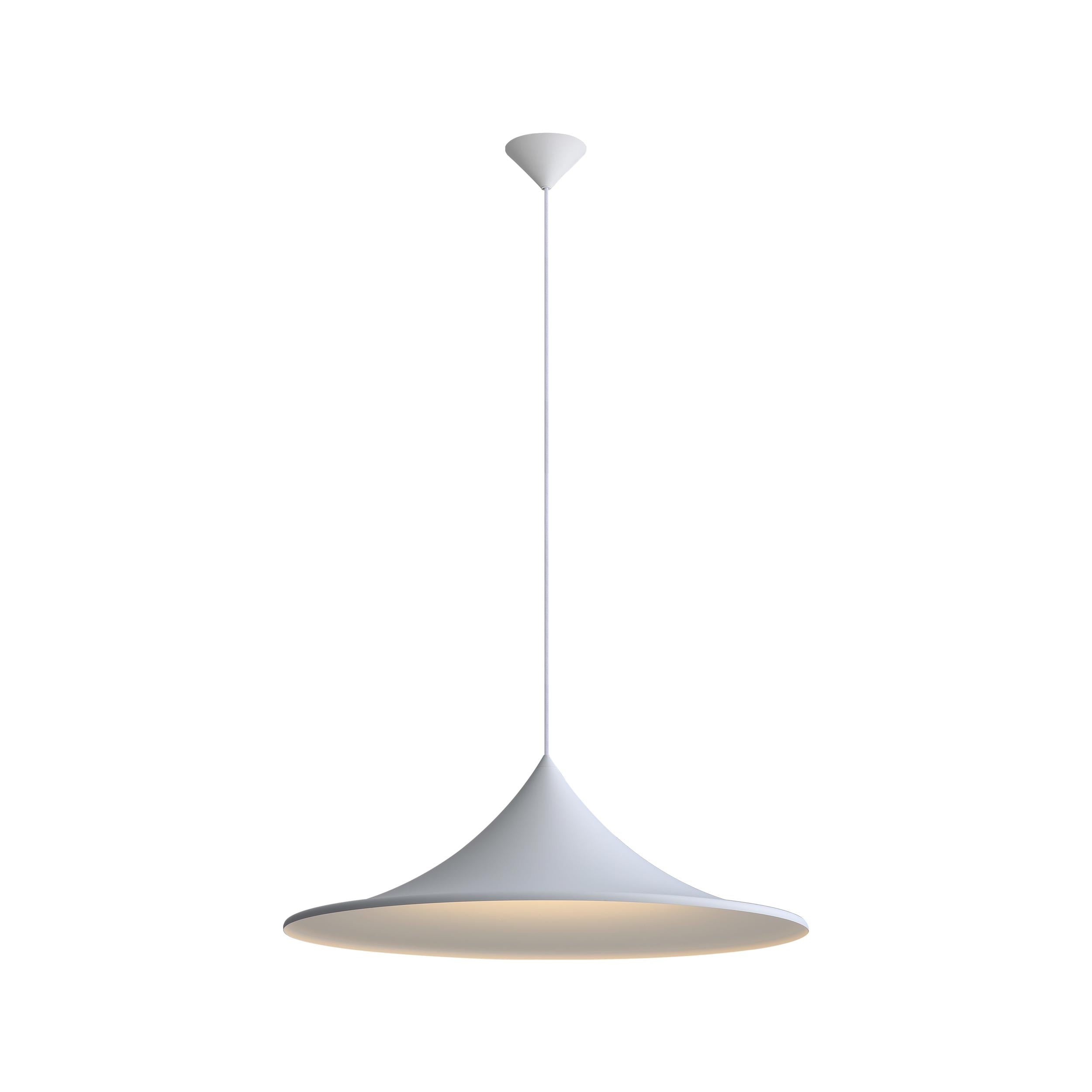 Golden Lighting Vistara 1-light 28in Pendant in Sand White - - Golden Lighting