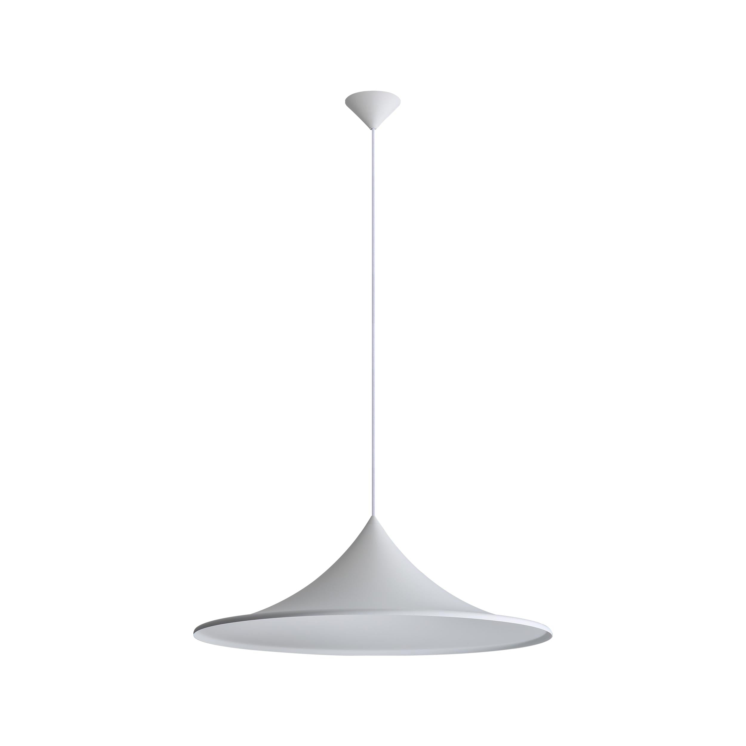 Golden Lighting Vistara 1-light 28in Pendant in Sand White - - Golden Lighting