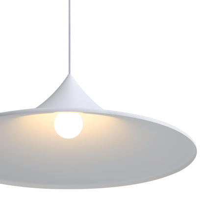Golden Lighting Vistara 1-light 28in Pendant in Sand White - - Golden Lighting