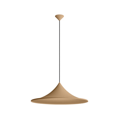 Golden Lighting Vistara 1-light 28in Pendant in Latte