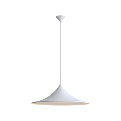 Golden Lighting Vistara 1-light 28in Pendant in Sand White
