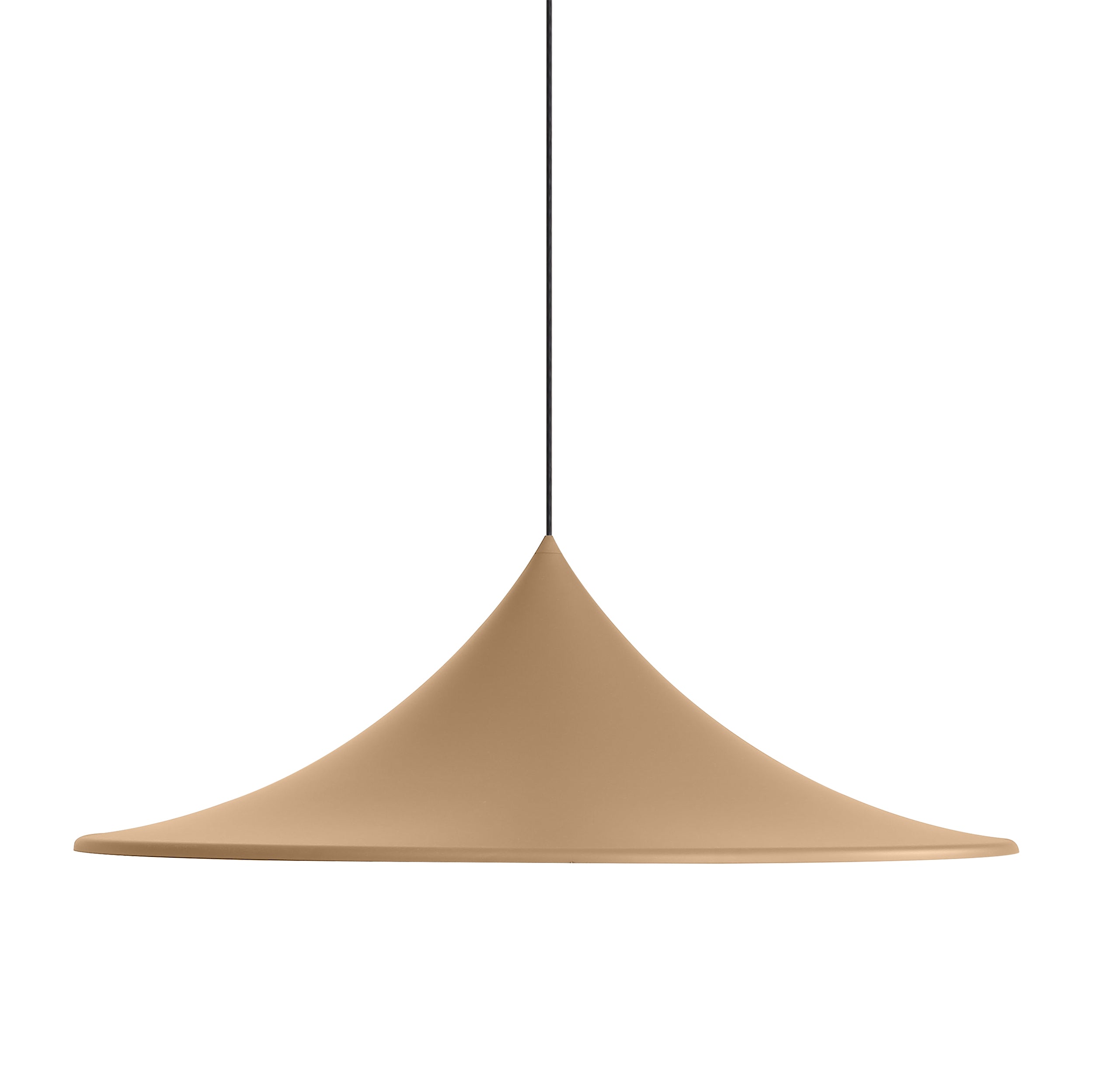 Golden Lighting Vistara 1-light 35in Pendant in Latte