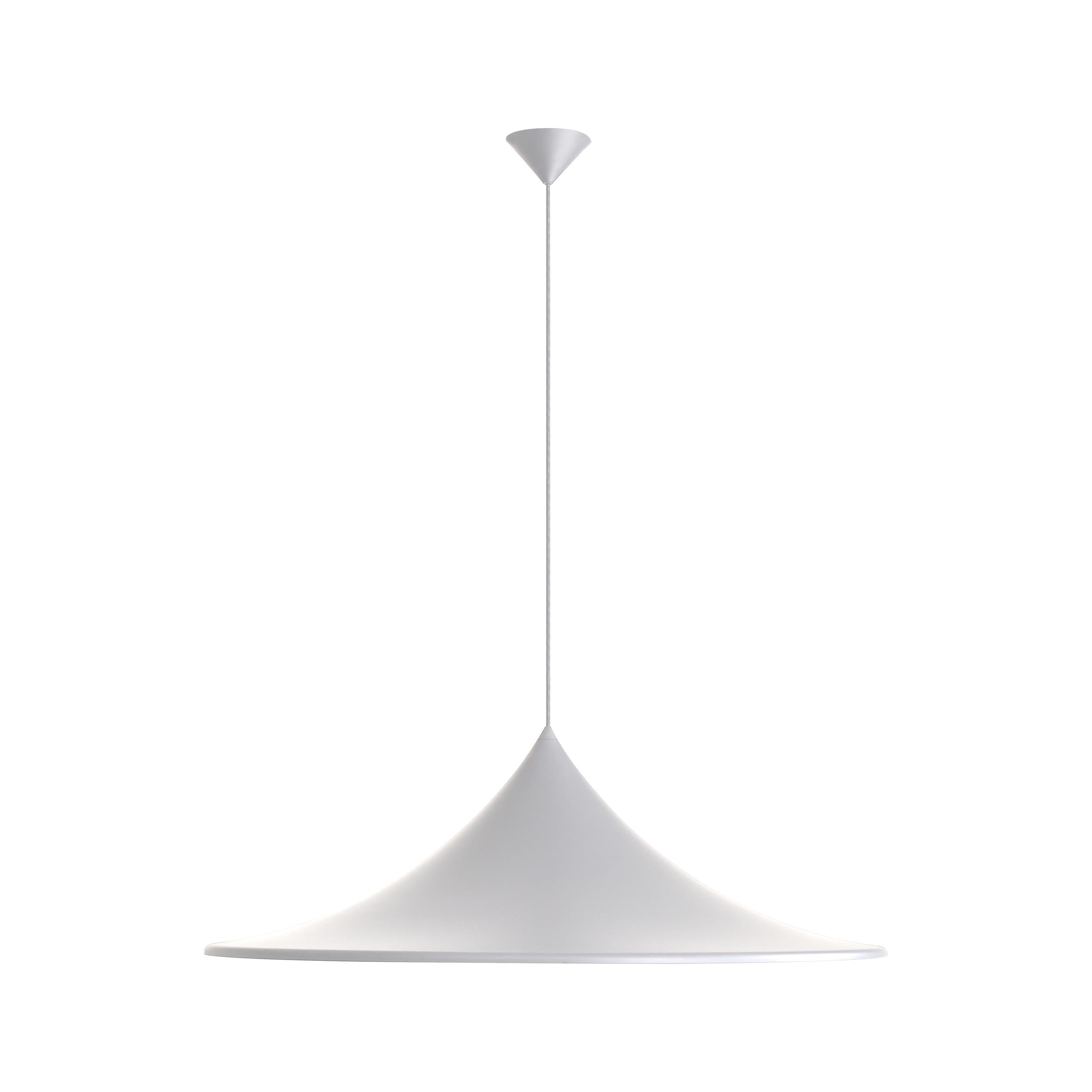 Vistara 1-Light Pendant in Sand White - - Golden Lighting