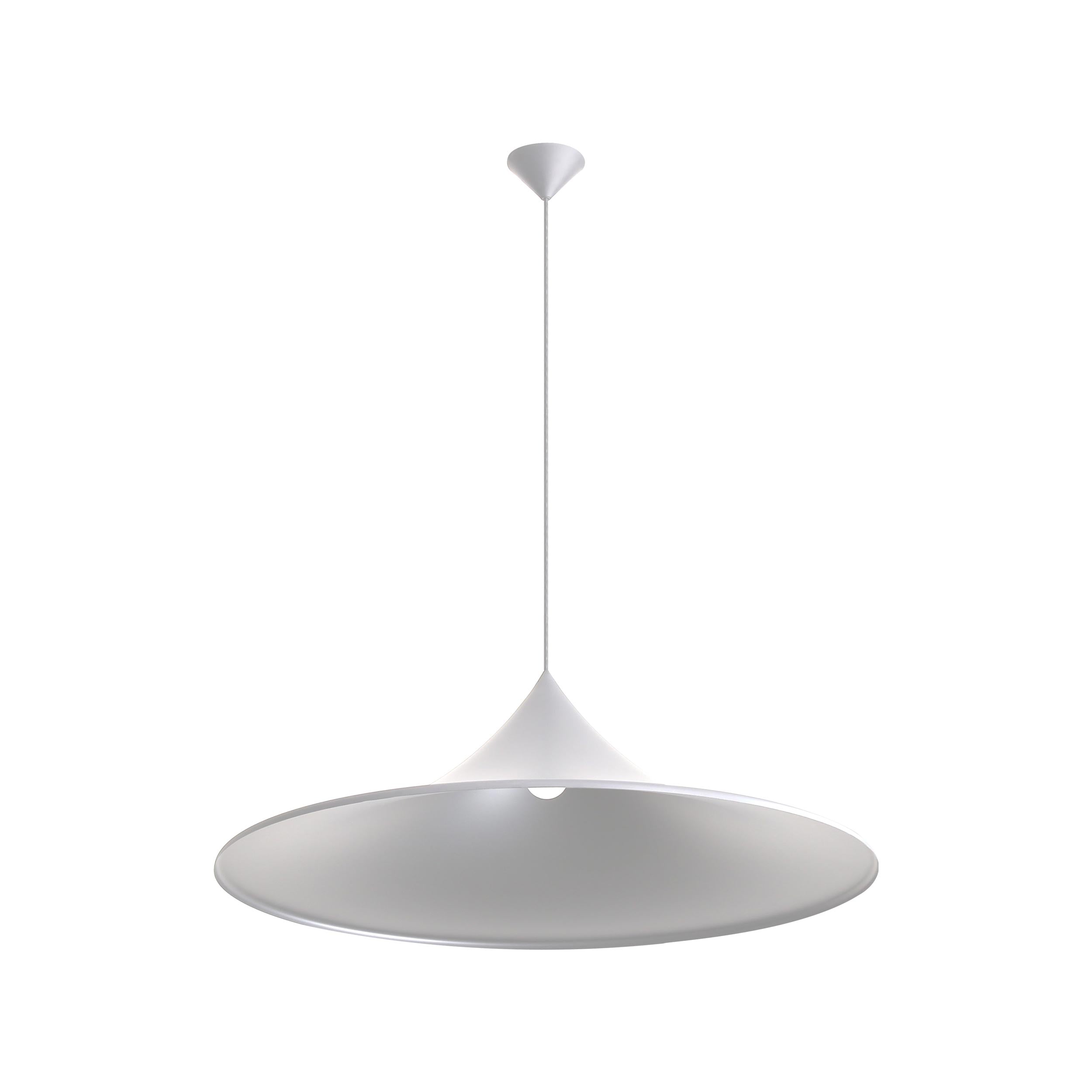 Vistara 35" LED Pendant - Sand White / Sand White / White - Golden Lighting