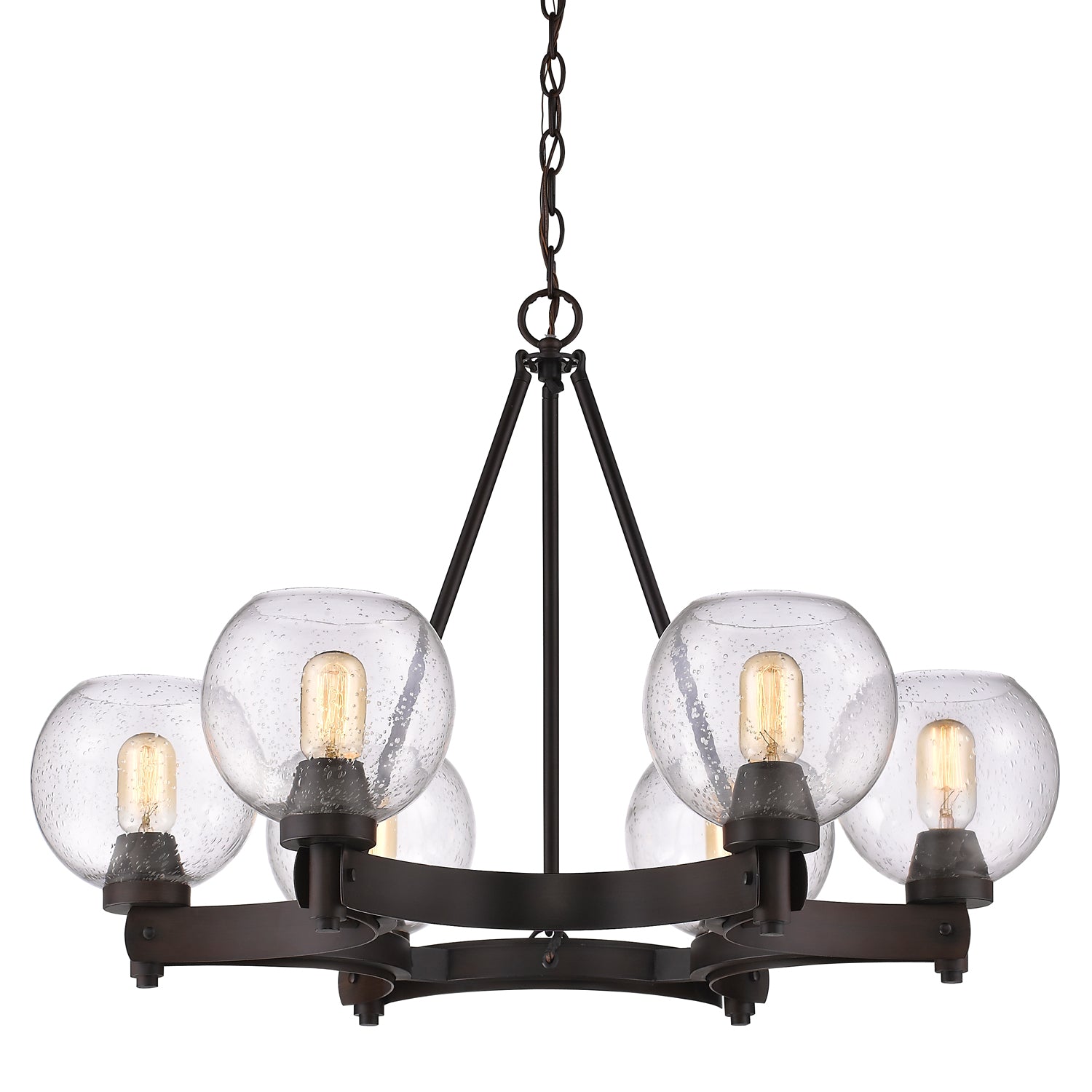 Galveston 6 Light Chandelier - - Golden Lighting