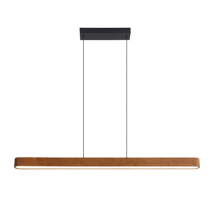 Silva Integrated LED Pendant in Walnut