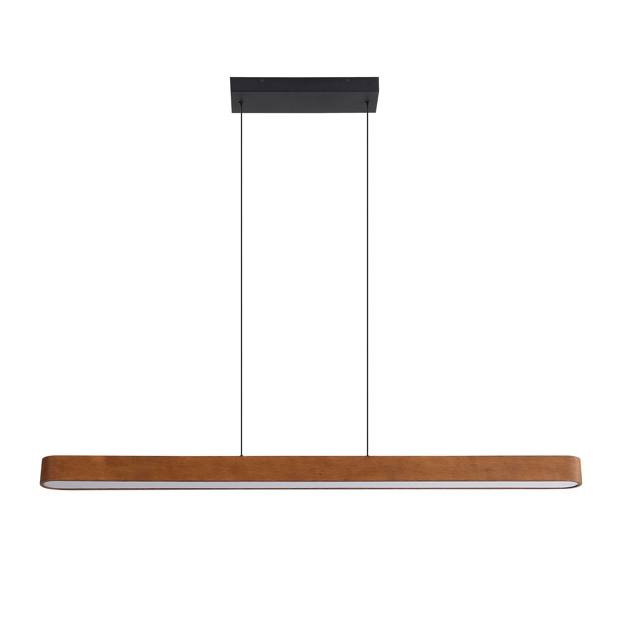 Silva Integrated LED Pendant in Walnut