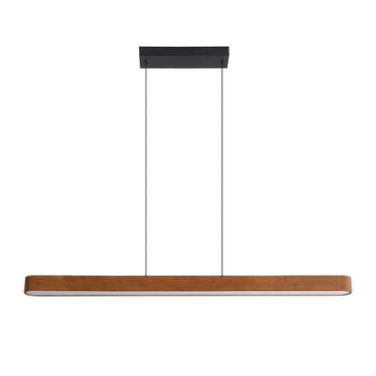 Silva Integrated LED Pendant in Walnut